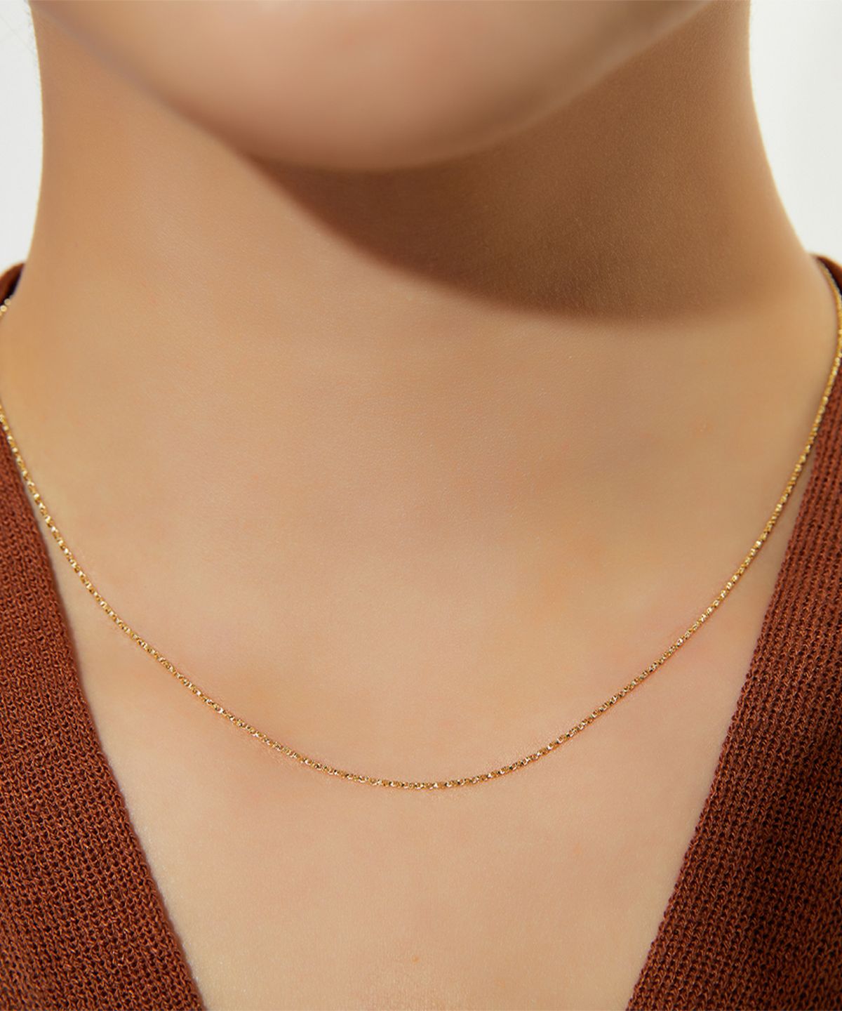 엘렌쥬얼리(HELENE JEWELRY) 14K 18K 박스 트위스트 체인 금 목걸이