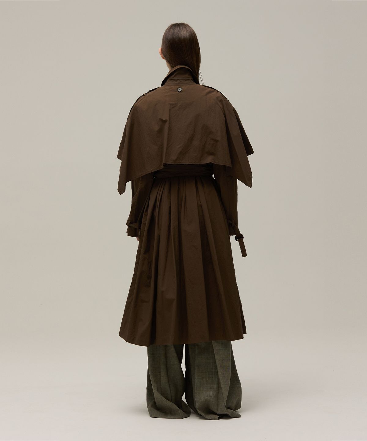 므아므(MMAM) Cape trench coat