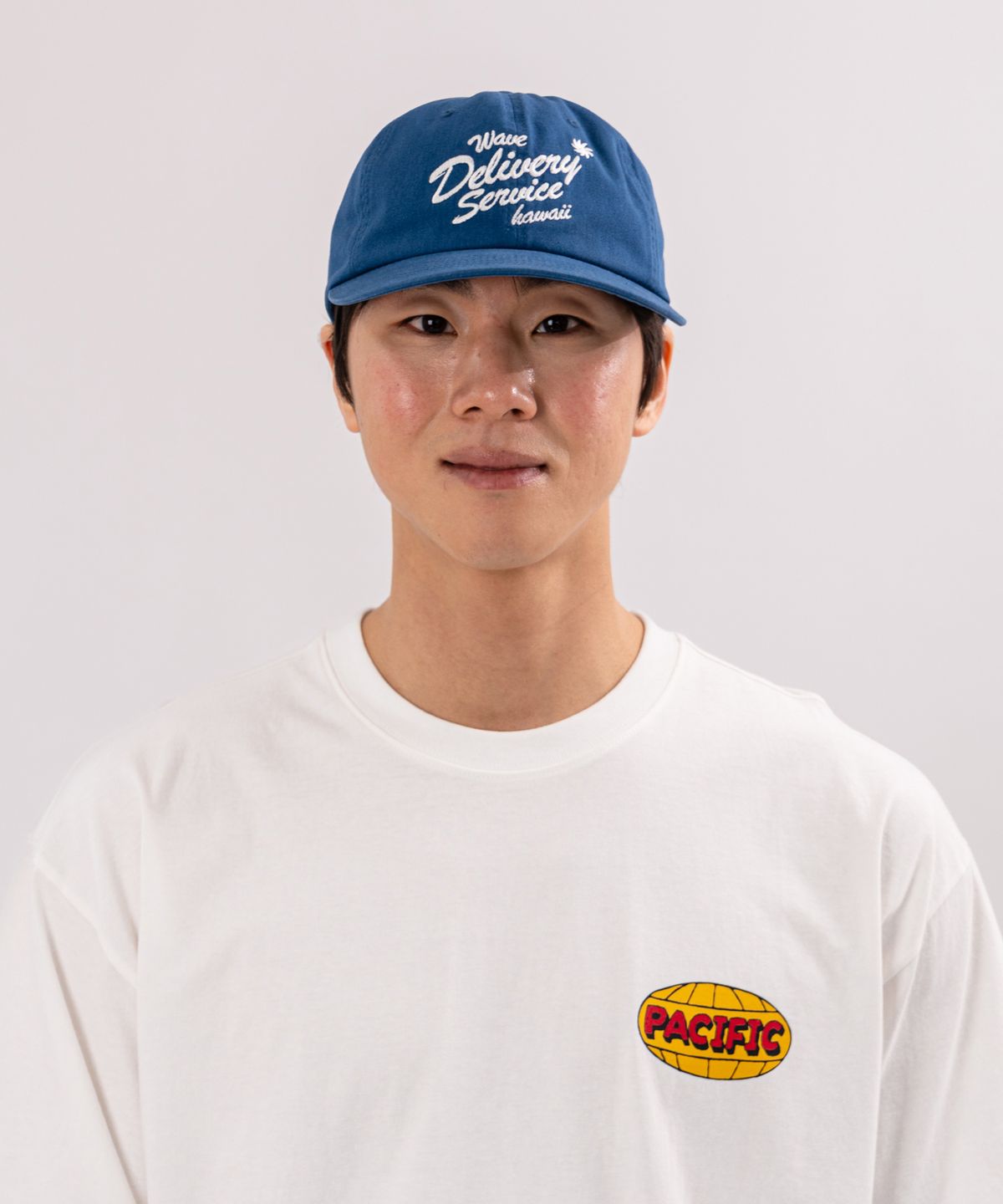 빅웨이브 컬렉티브(BIGWAVE COLLECTIVE) 웨이브 딜러버리 서비스 워싱 볼캡 (워시드 블루)