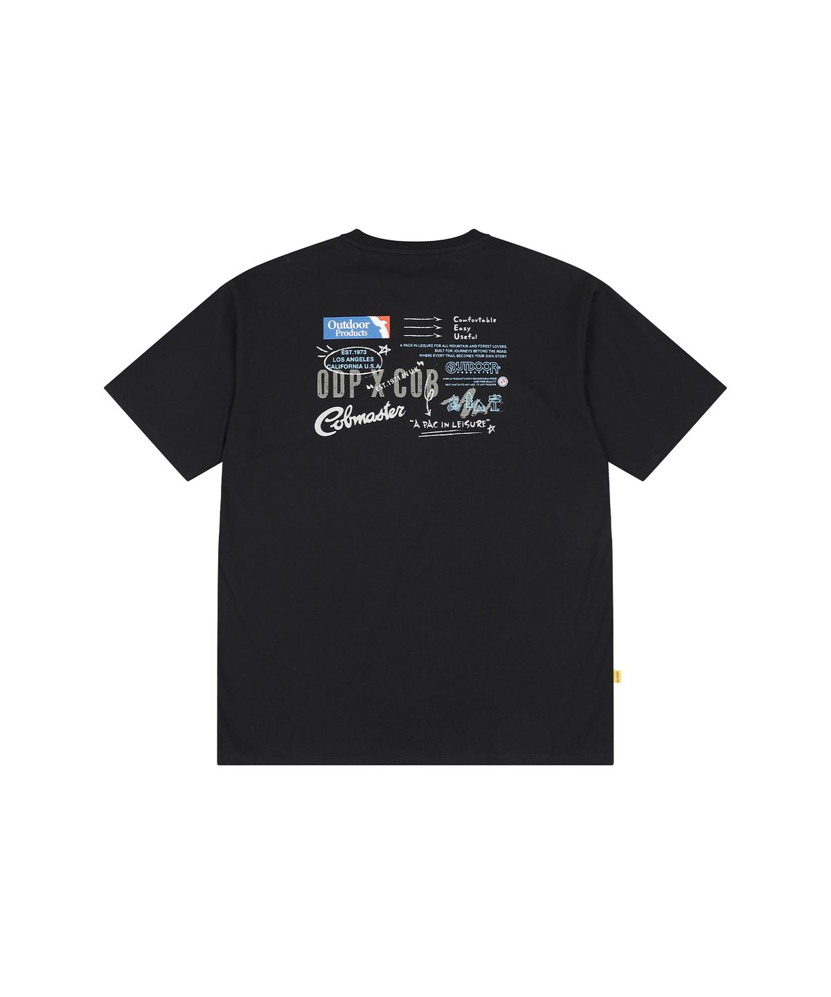 코브마스터(COBMASTER) [COB X ODP] ASKIN MIX LOGO T-SHIRT [BLACK]