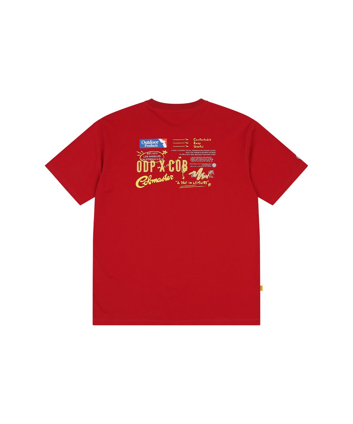 코브마스터(COBMASTER) [COB X ODP] ASKIN MIX LOGO T-SHIRT [RED]