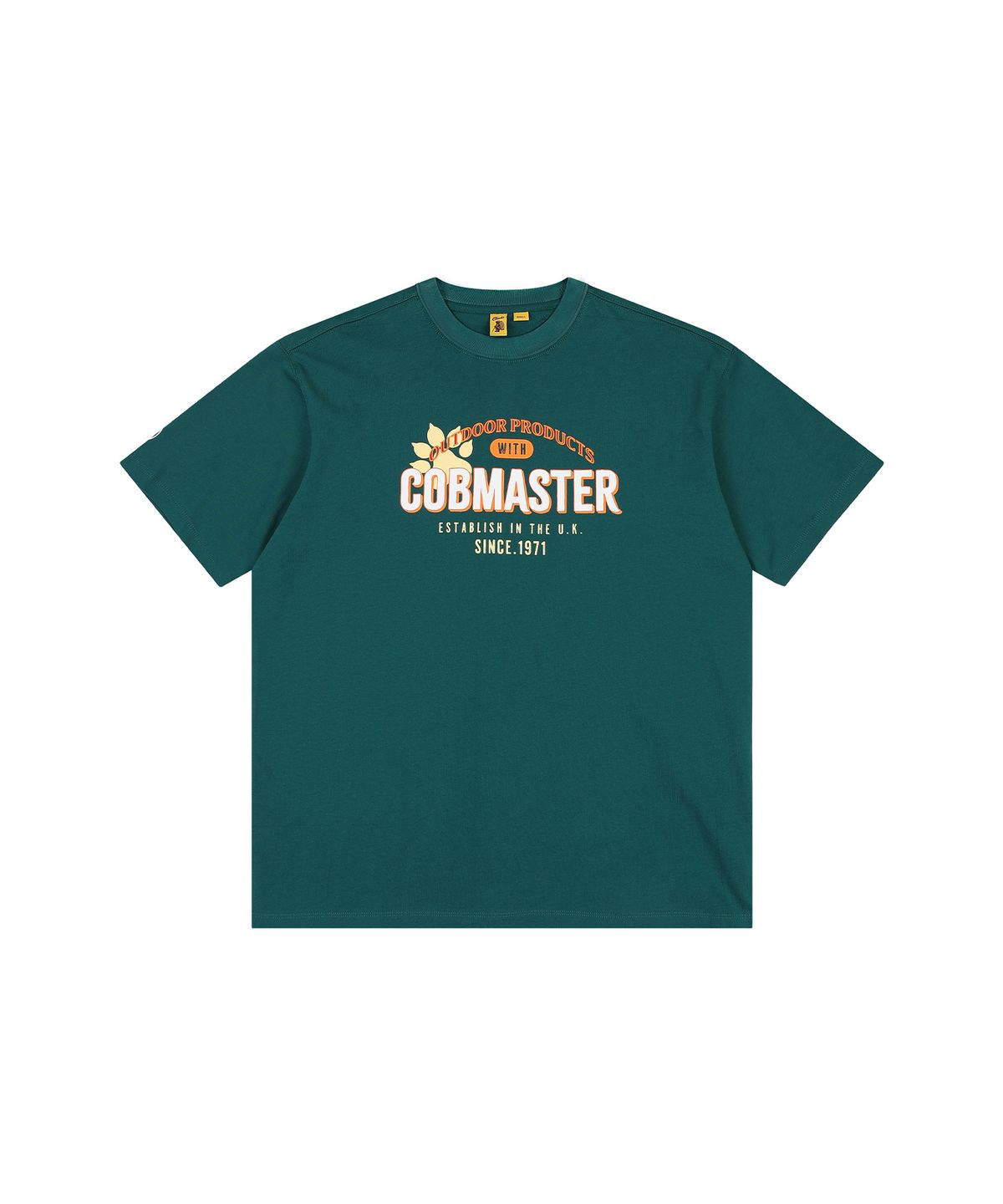 코브마스터(COBMASTER) [COB X ODP] SUPIMA VARSITY T-SHIRT [GREEN]