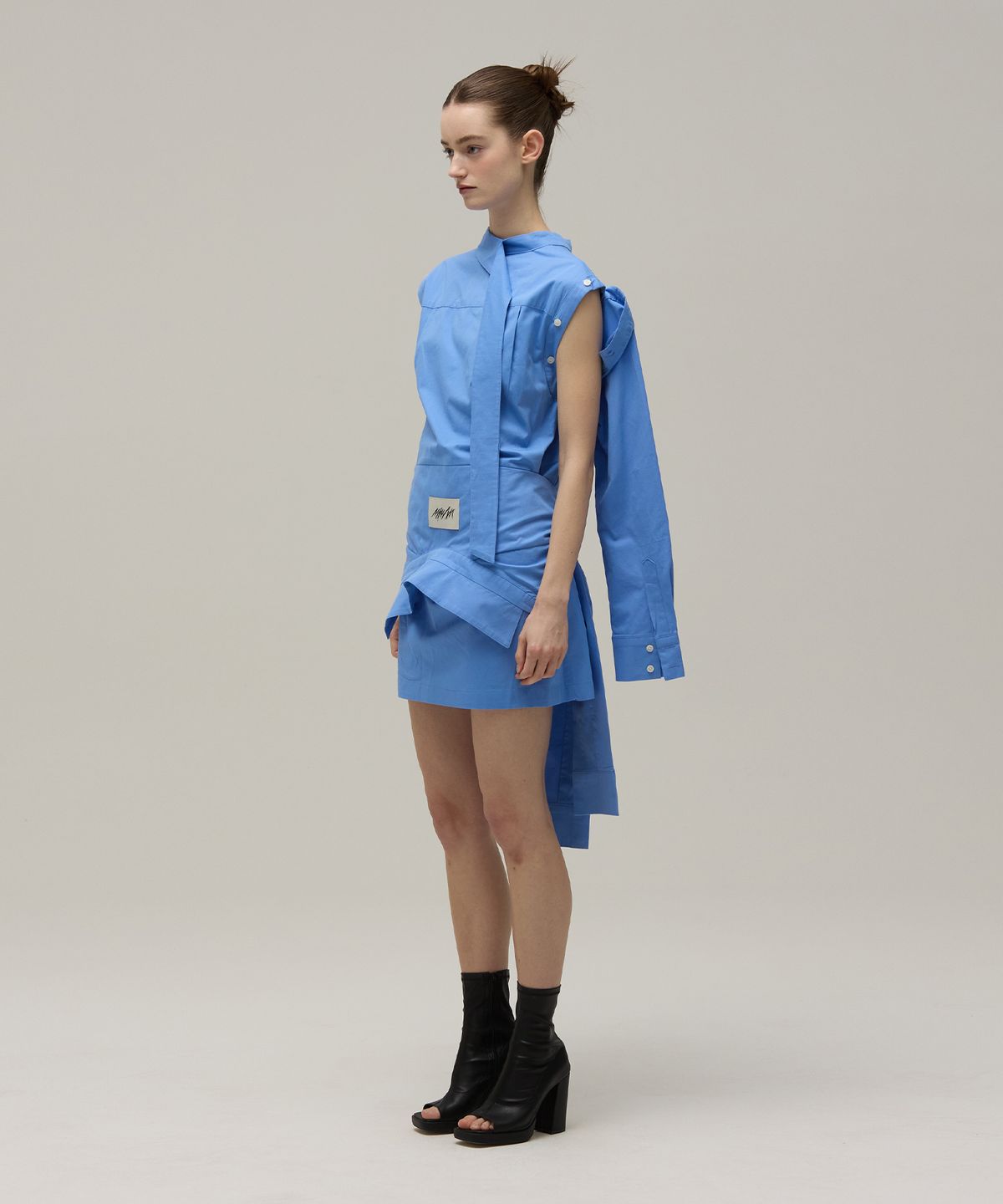 므아므(MMAM) Off-sleeve tied shirt