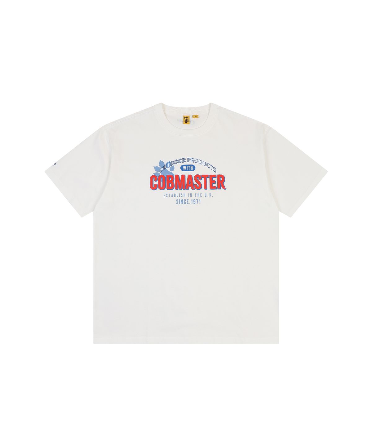 코브마스터(COBMASTER) [COB X ODP] SUPIMA VARSITY T-SHIRT [WHITE]