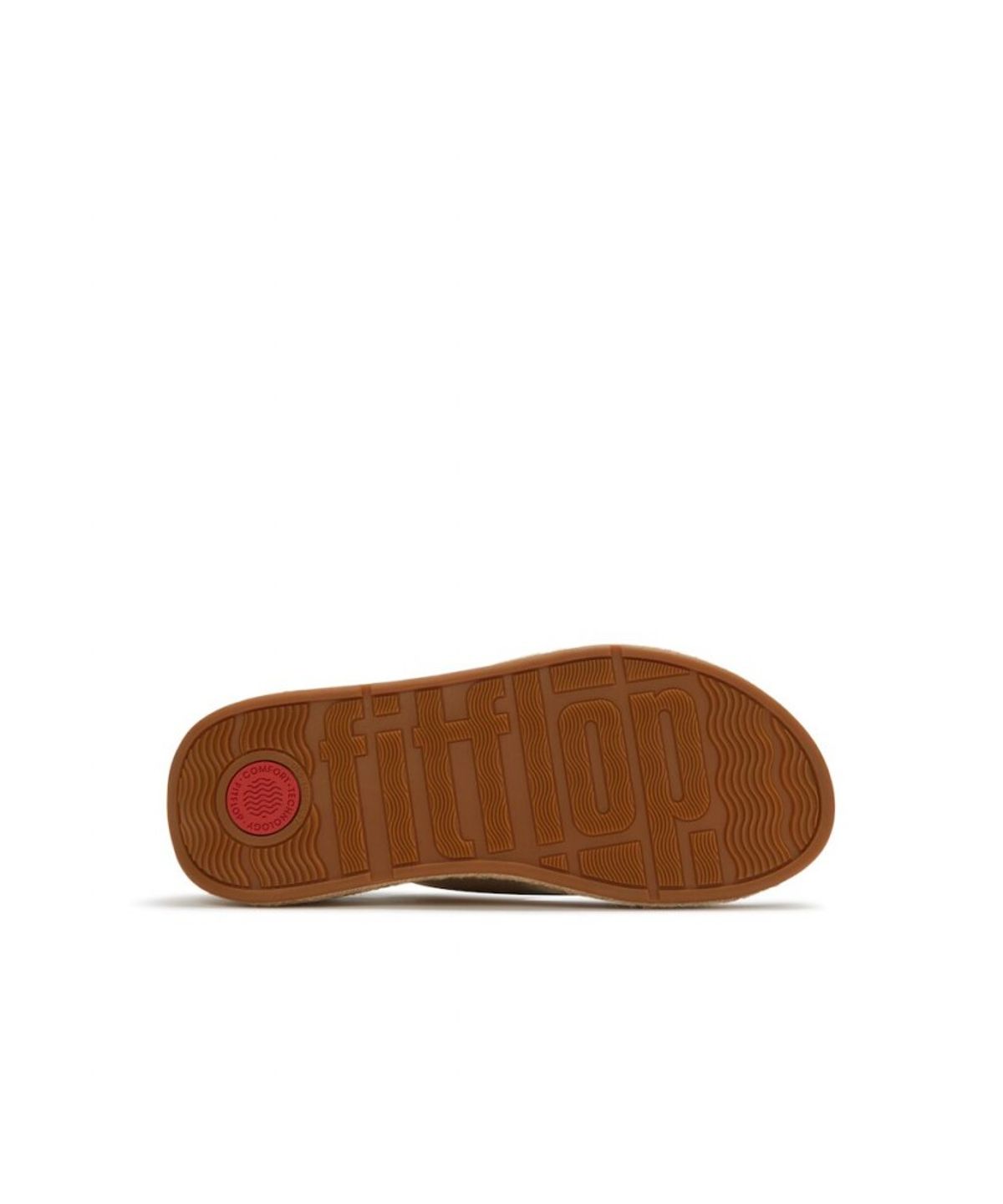 핏플랍(FITFLOP) 여성 F모드 에스파드류 쉬머 스웨이드 크로스 슬라이드  플라티노 (FT64K2D279)