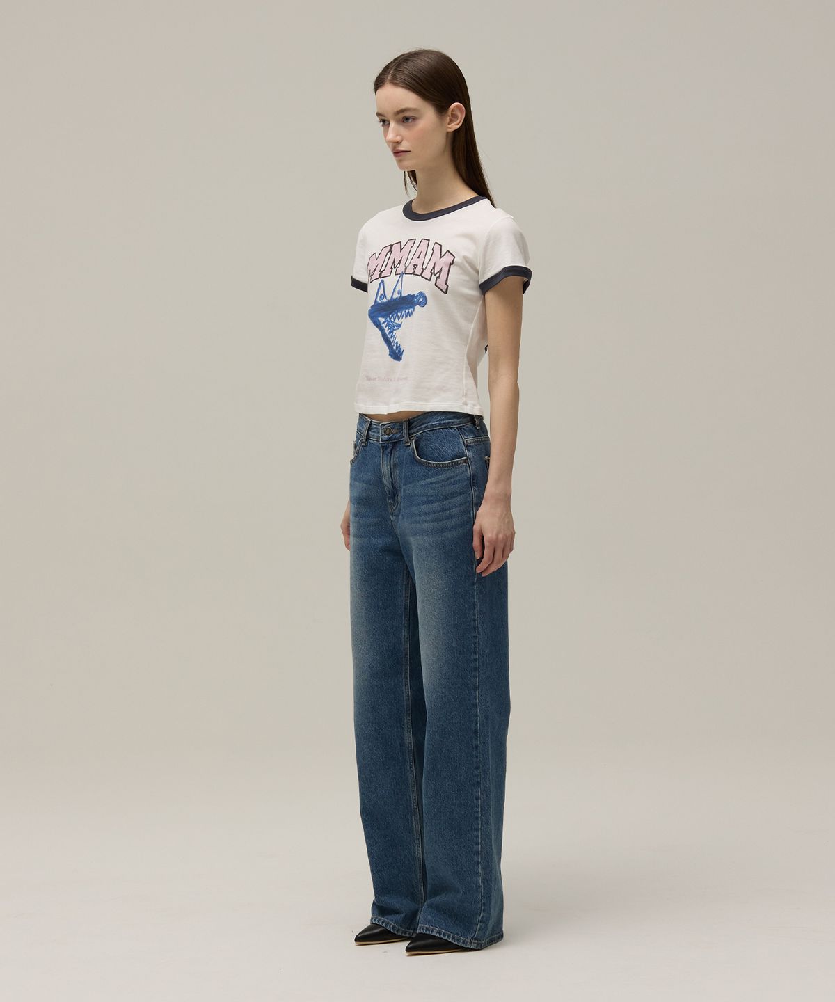 므아므(MMAM) Vintage wide denim pants
