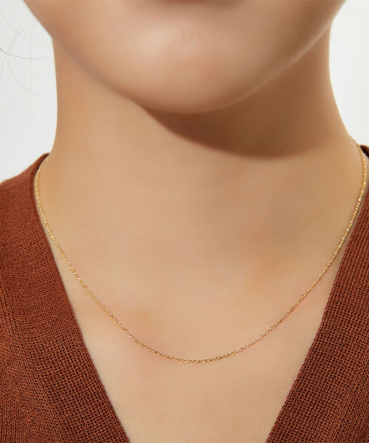 엘렌쥬얼리(HELENE JEWELRY) 14K 18K 트위스트 함마링 체인 금 목걸이