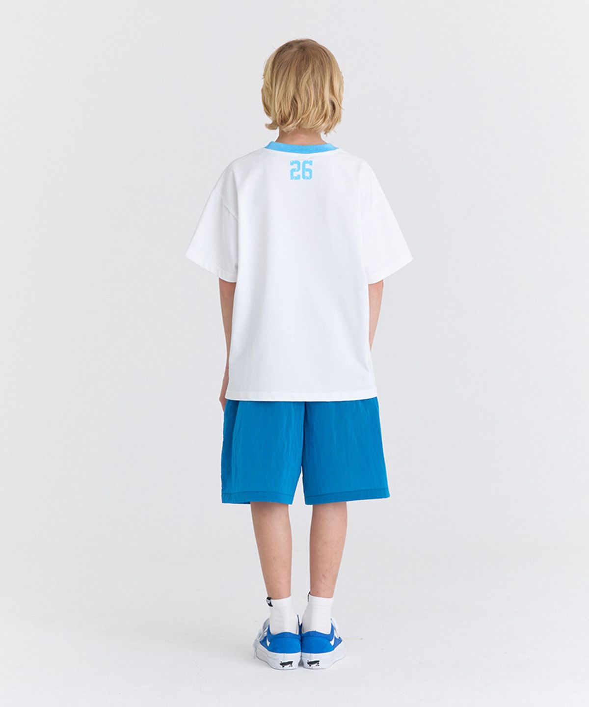 오실롯 주니어(OCELOT JUNIOR) [SET] G8G33 프레임 스퀘어나일론 셋업 (블루)