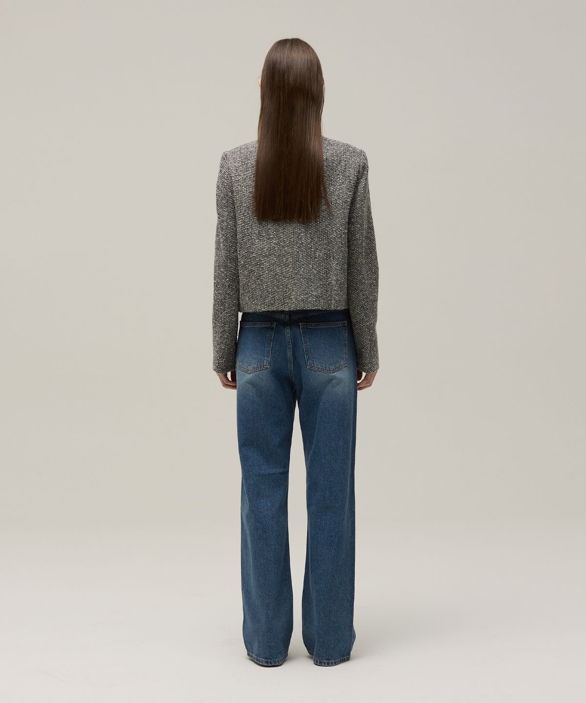므아므(MMAM) Wool double tweed jacket