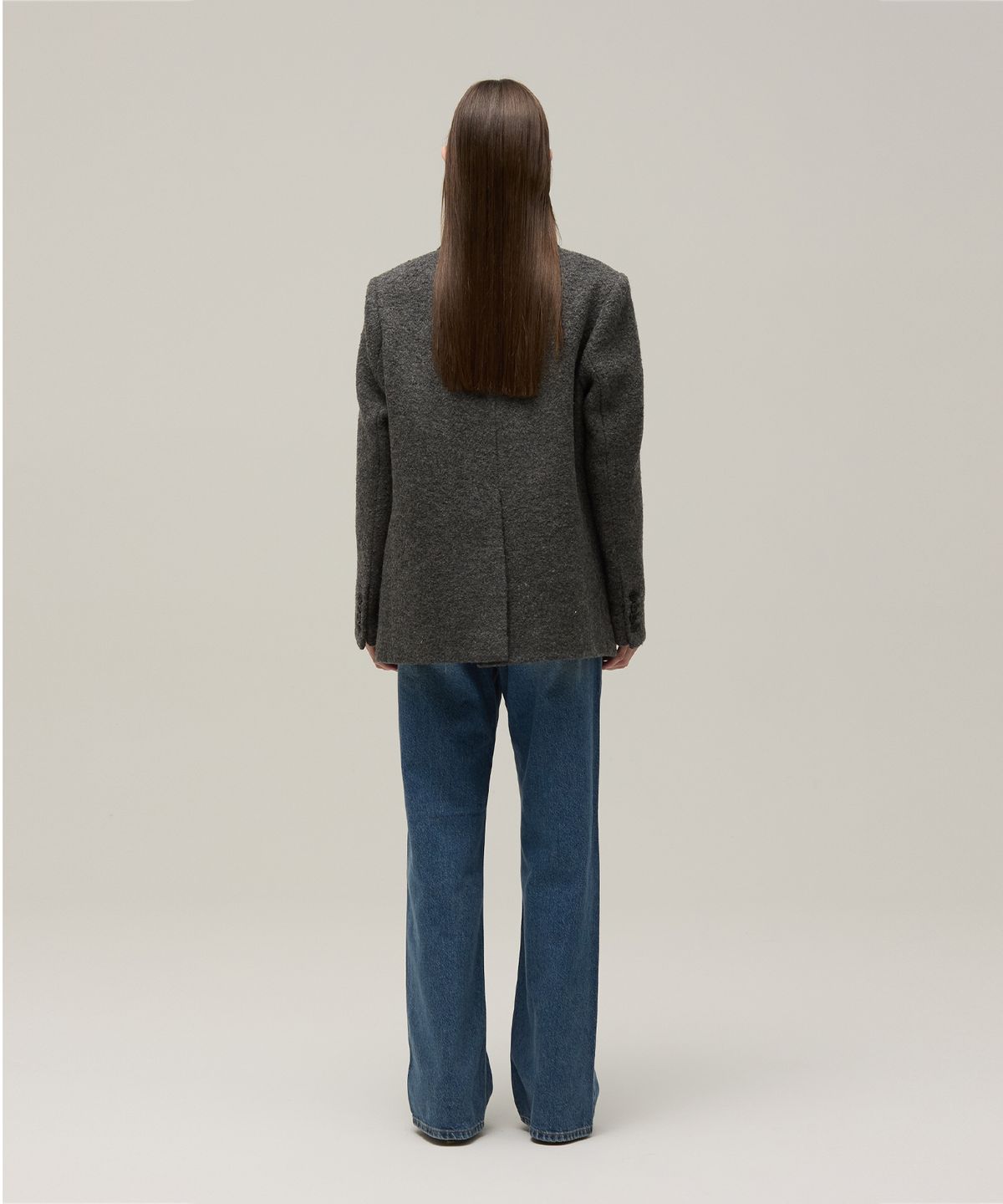 므아므(MMAM) Wool classic over-fit blazer