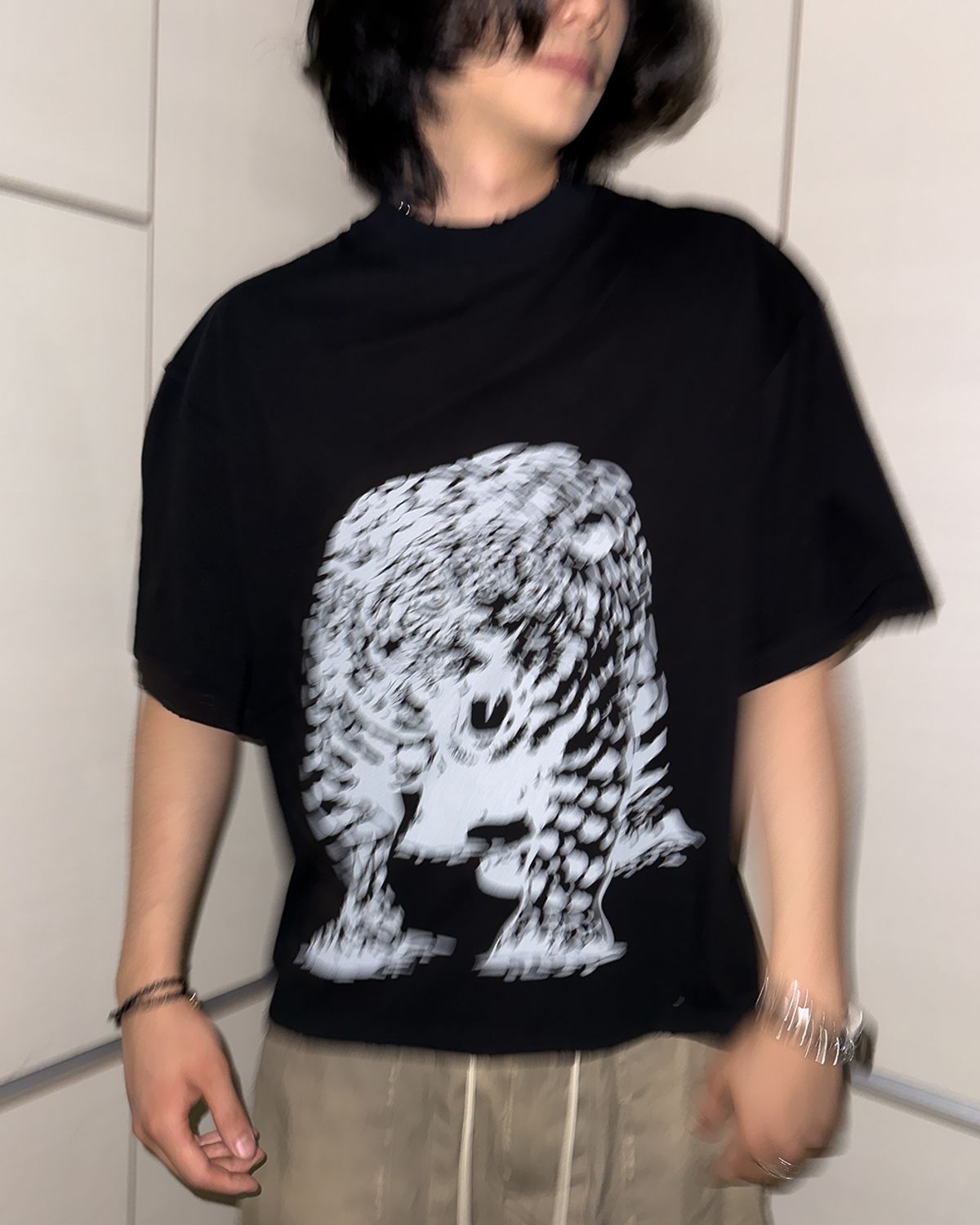 뭉(MWOONG) Jaguar tee BK
