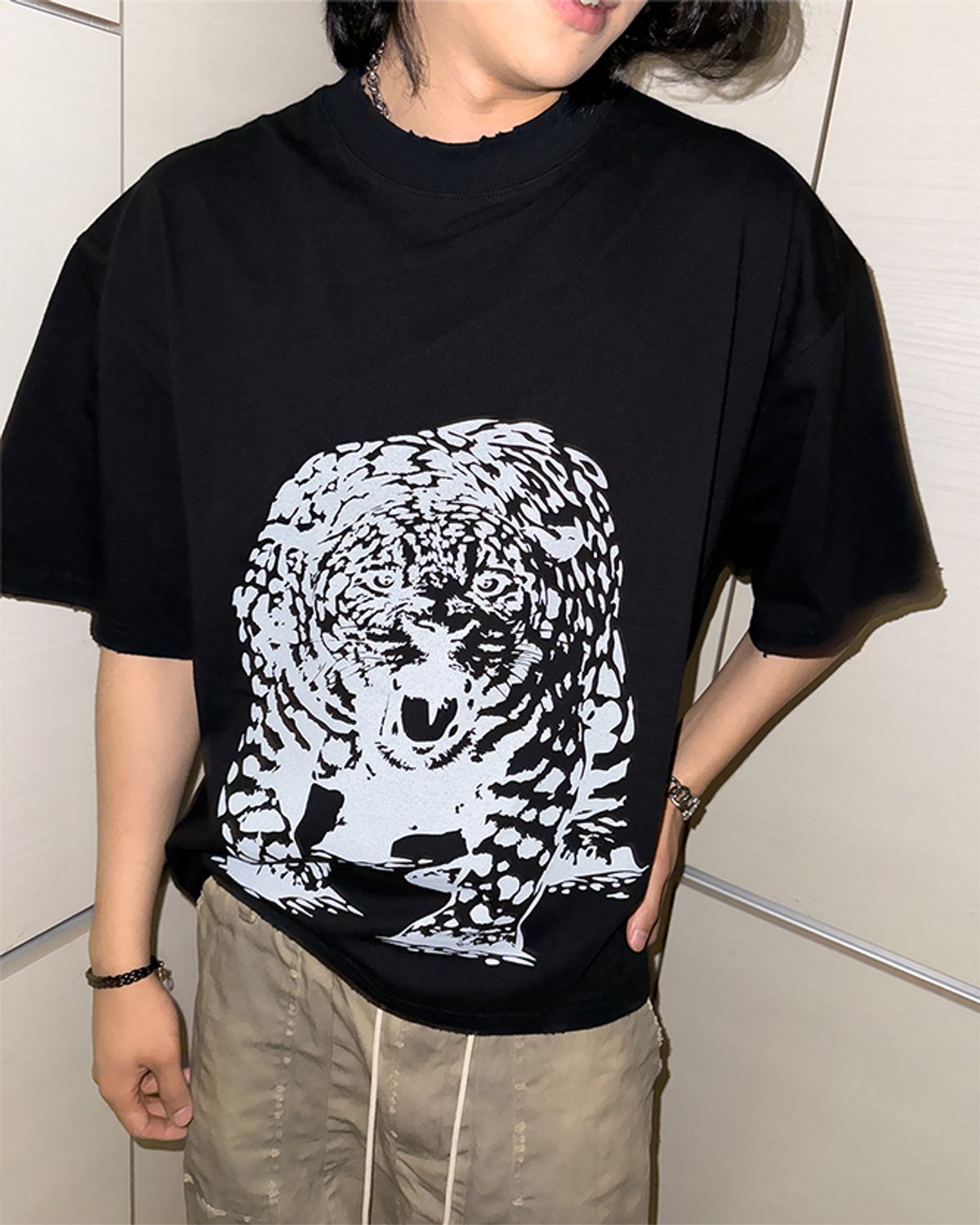뭉(MWOONG) Jaguar tee BK