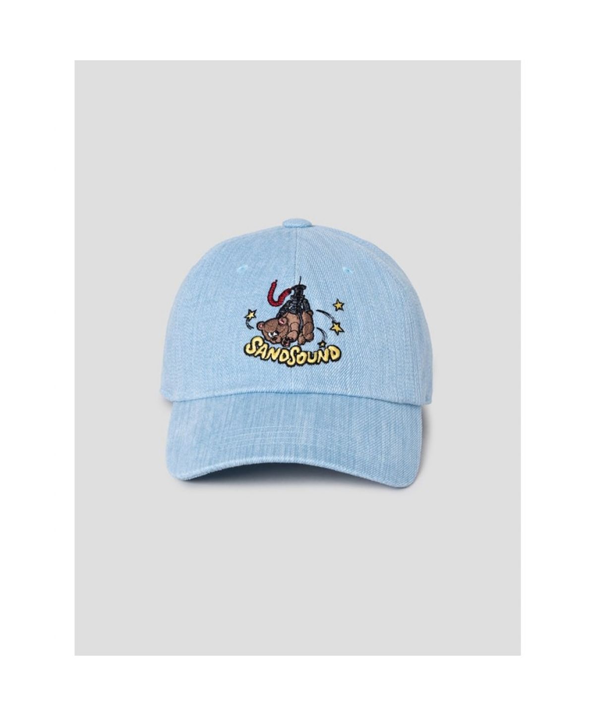 샌드 사운드(SAND SOUND) (UNISEX) 클로머신 볼캡  스카이 블루