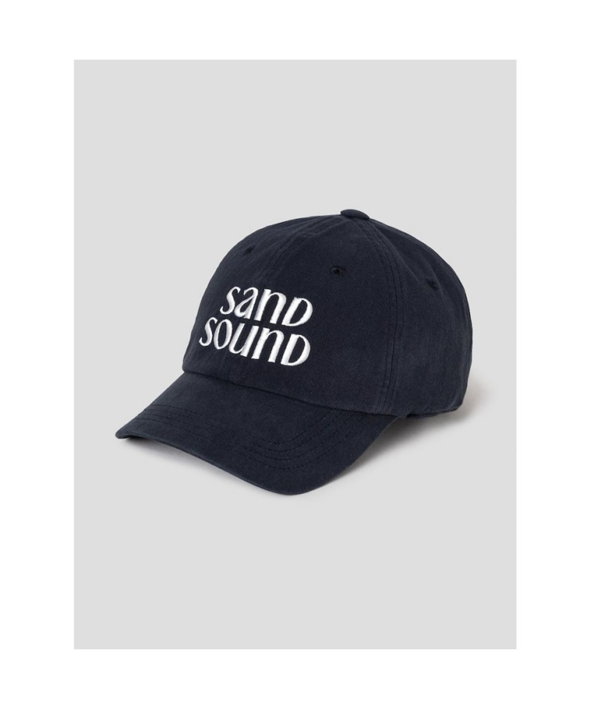 샌드 사운드(SAND SOUND) (UNISEX) 빅로고 볼캡  네이비