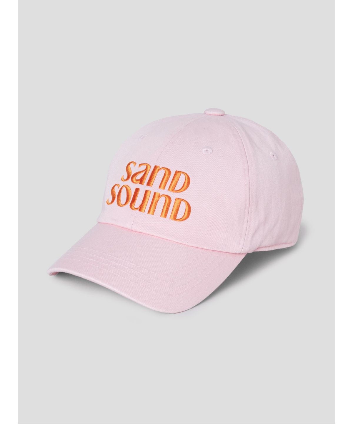 샌드 사운드(SAND SOUND) (UNISEX) 빅로고 볼캡  라이트 핑크