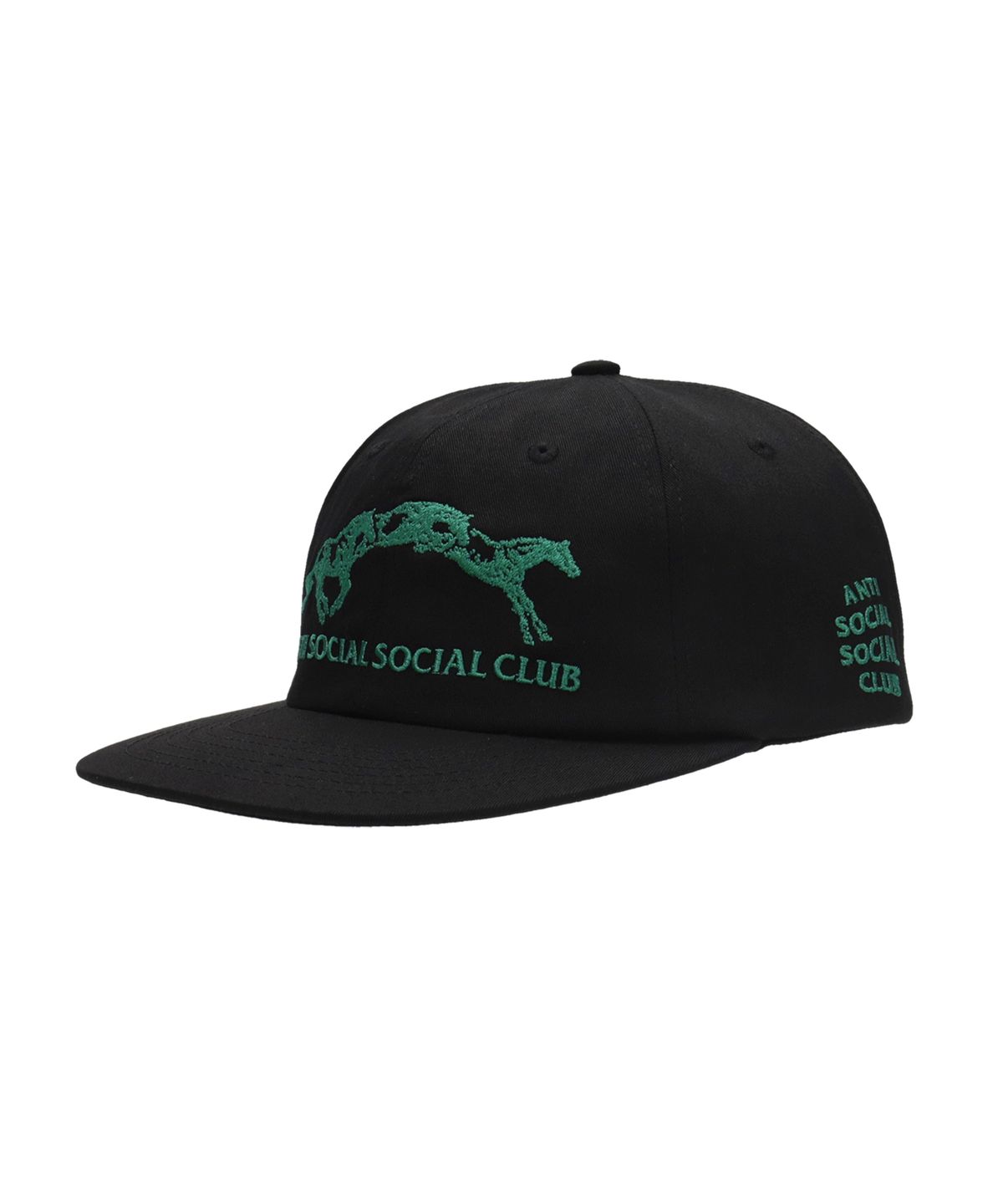 안티 소셜 소셜 클럽(ANTI SOCIAL SOCIAL CLUB) HORSE CAP BLACK