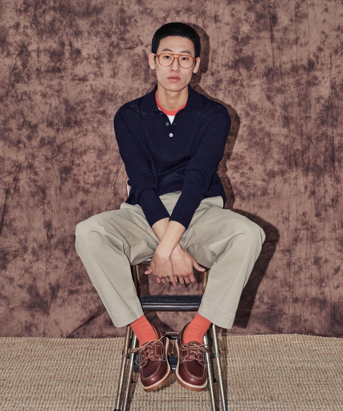 스페리(SPERRY) x킨치 오일레더 러기드 보트슈즈_브라운 [SPRF_0003]