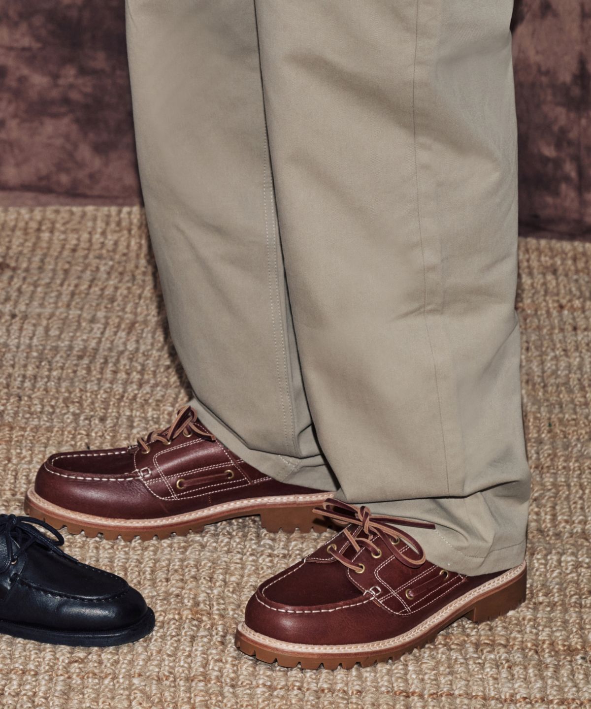 스페리(SPERRY) x킨치 오일레더 러기드 보트슈즈_브라운 [SPRF_0003]