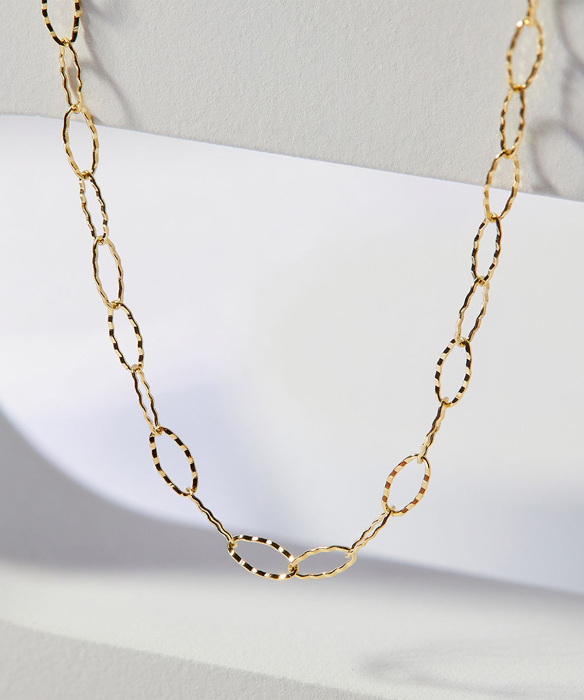 엘렌쥬얼리(HELENE JEWELRY) 14K 18K 니모 타원 체인 금 목걸이