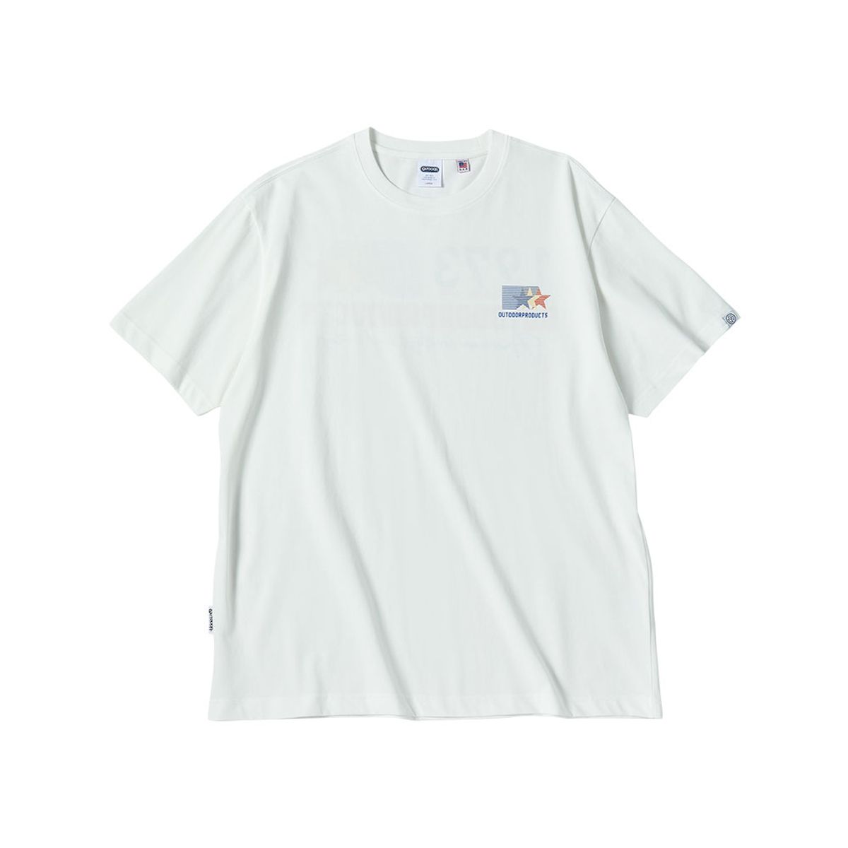 아웃도어 프로덕츠(OUTDOOR PRODUCTS) 빈티지 넘버링 로고 티셔츠 (화이트)