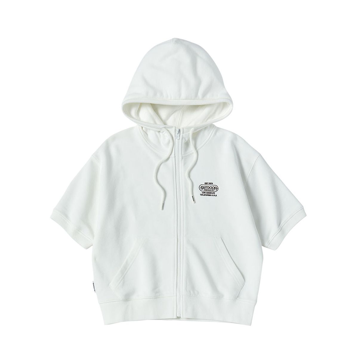 아웃도어 프로덕츠(OUTDOOR PRODUCTS) 여성 퍼프슬리브 후드집업 (아이보리)