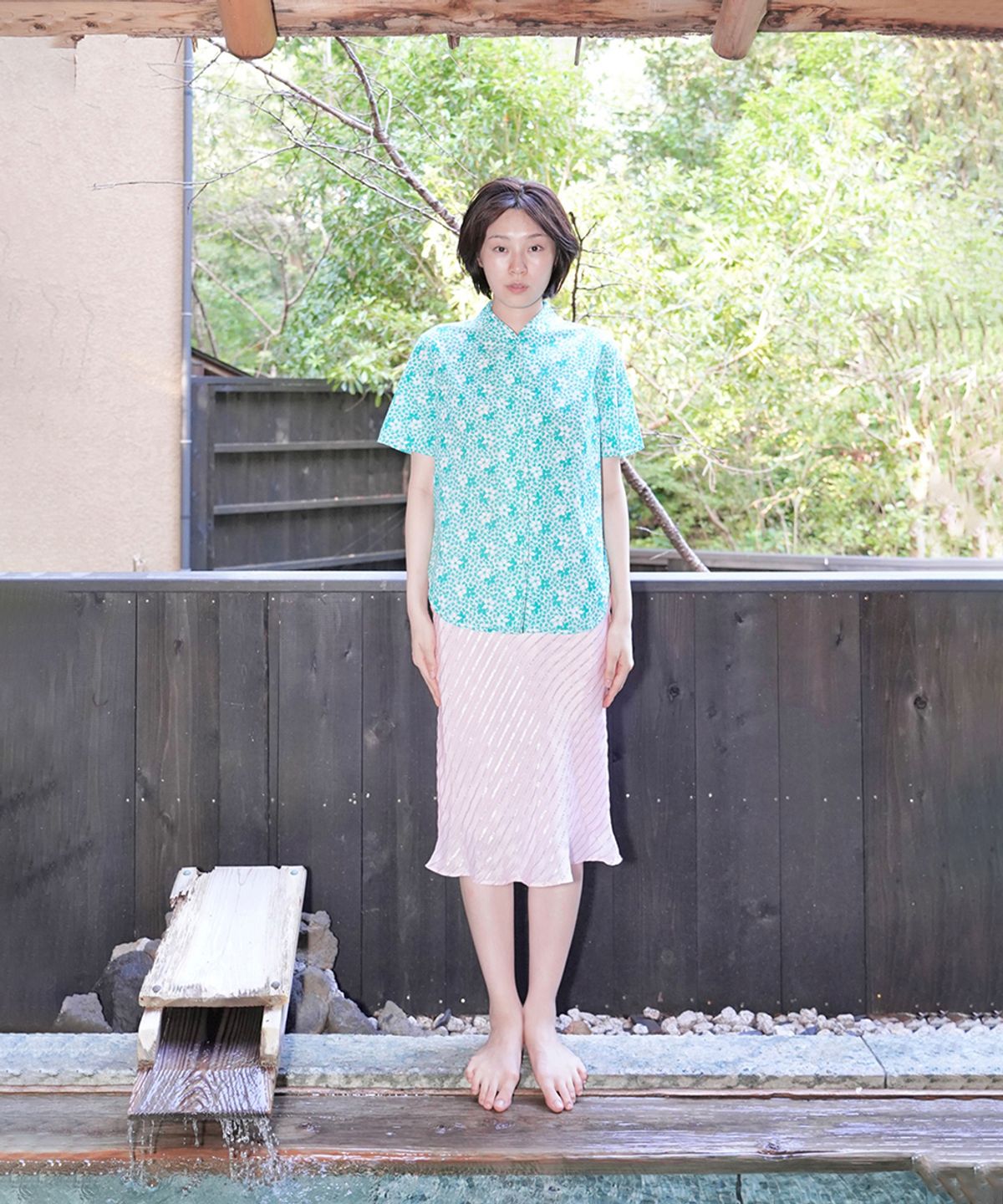 누아누(NUUANU) Hana Shirt_Green