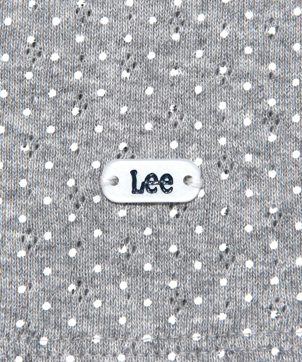 리(LEE) 우먼 패턴 레이스 슬리브리스 그레이