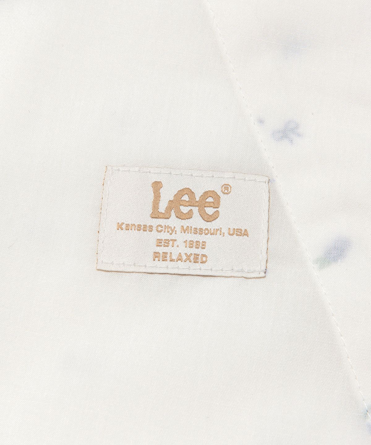 리(LEE) 우먼 블루베리 패턴 팬츠 아이보리