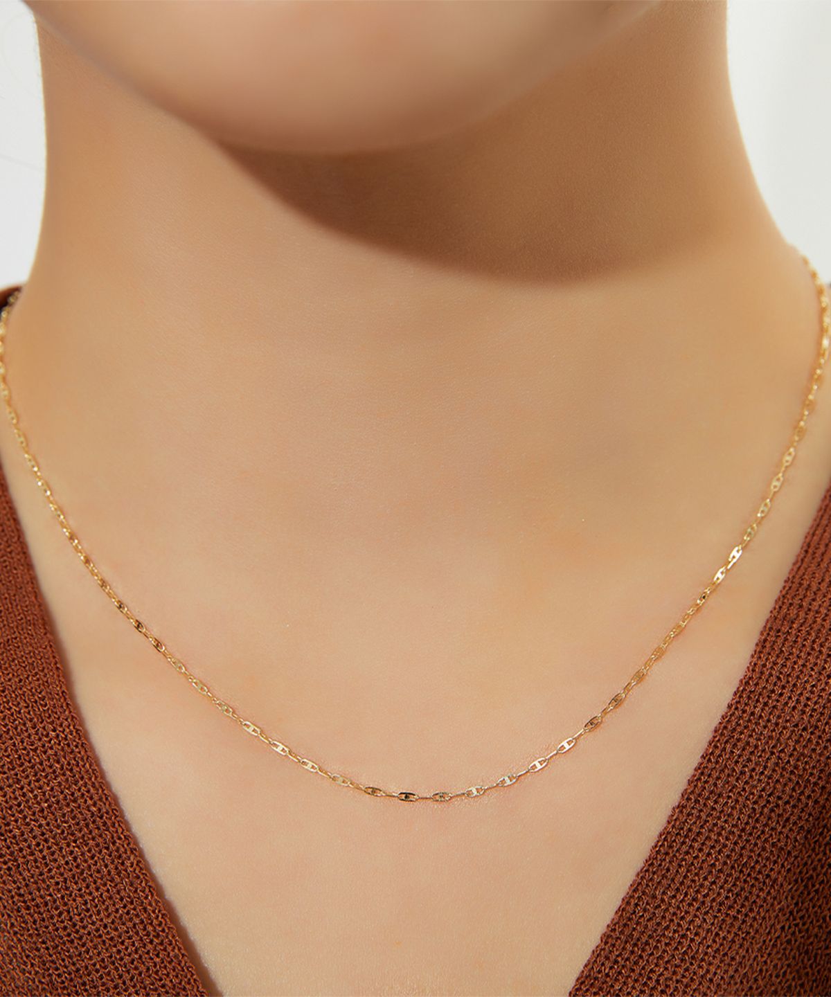 엘렌쥬얼리(HELENE JEWELRY) 14K 18K 신 사다리 체인 금 목걸이