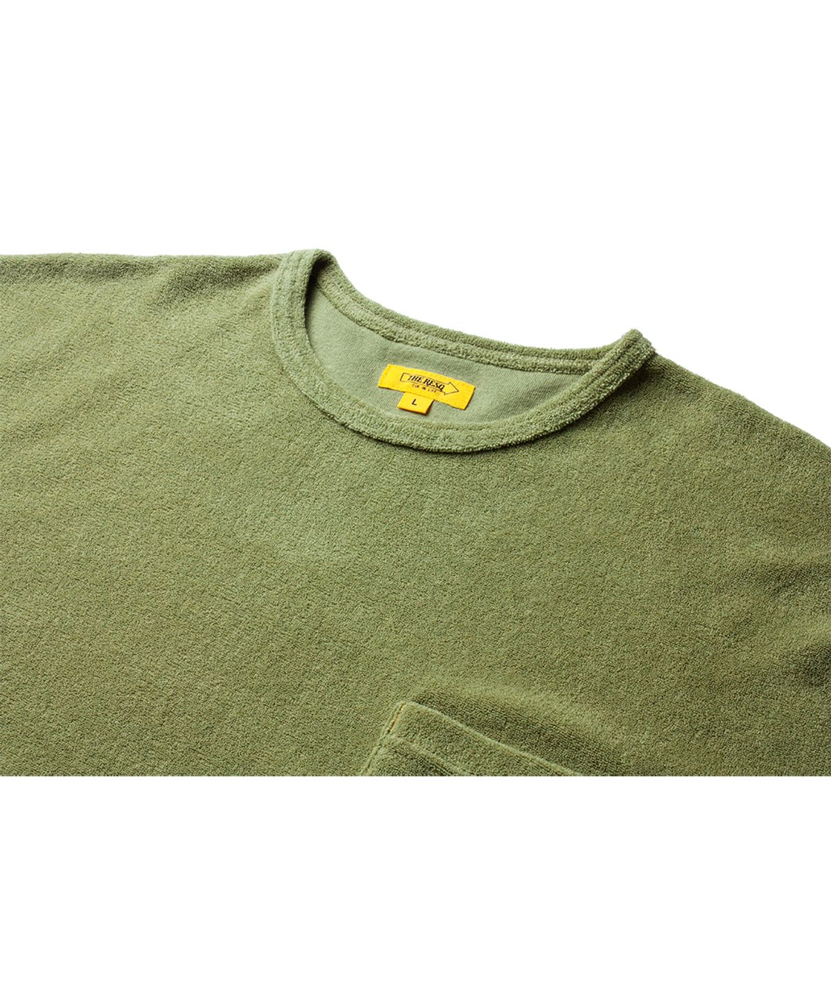 더 레스큐(THE RESQ) YOSEMITE TERRY L/S TEE [AVOCADO GREEN]