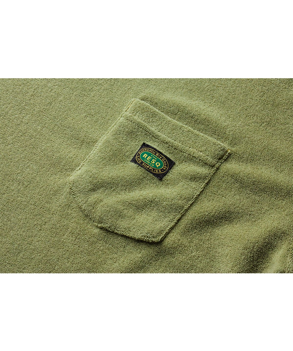 더 레스큐(THE RESQ) YOSEMITE TERRY L/S TEE [AVOCADO GREEN]
