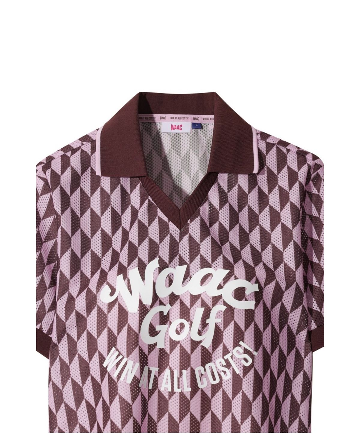 왁(WAAC) Athletic Optic Block Over Fit Polo WLTCM26402PIL