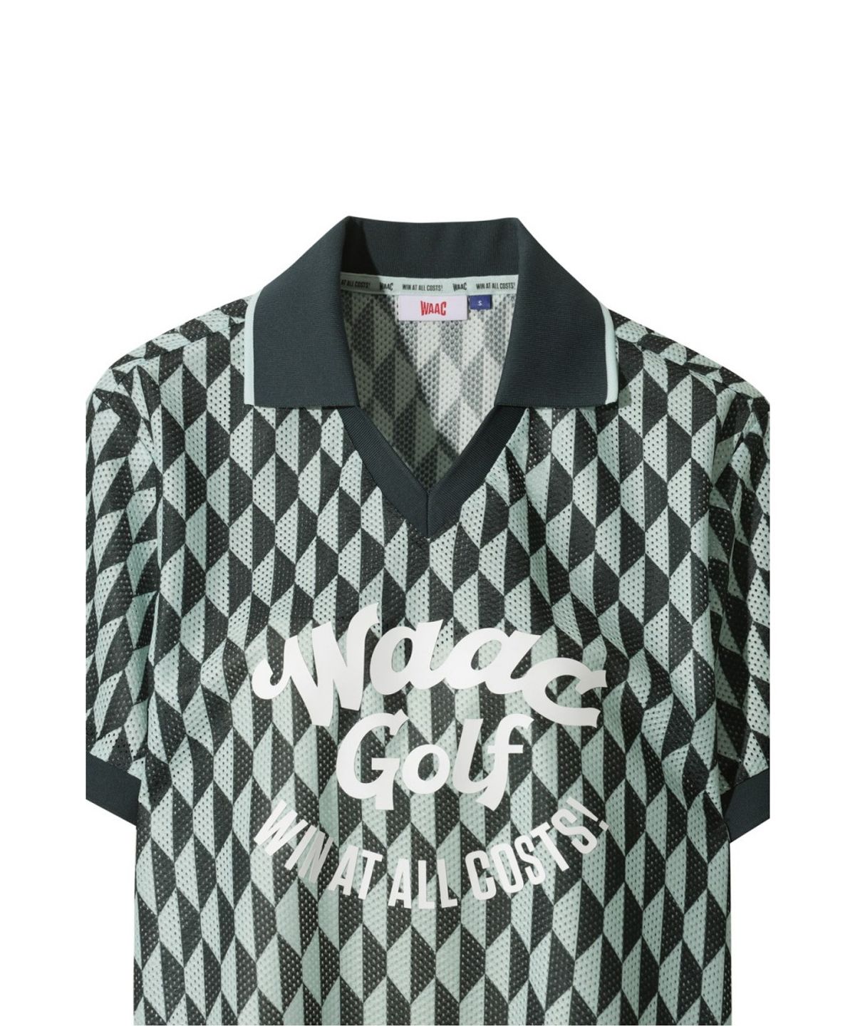 왁(WAAC) Athletic Optic Block Over Fit Polo WLTCM26402MIX