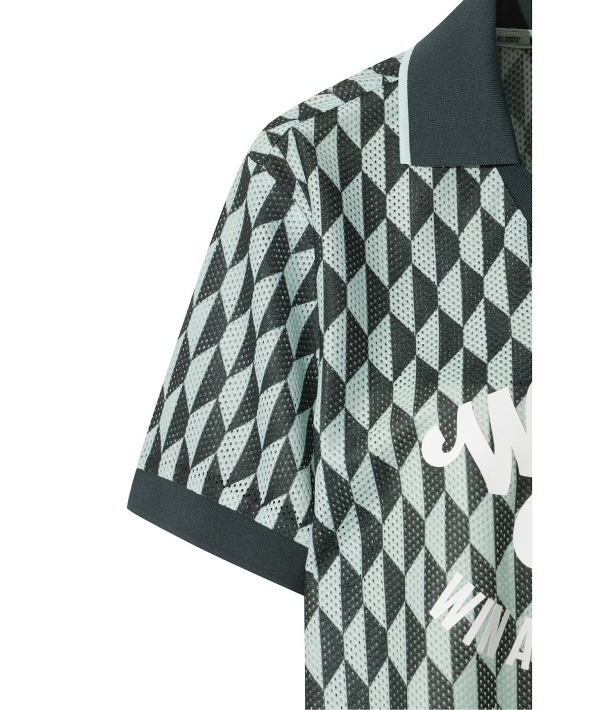 왁(WAAC) Athletic Optic Block Over Fit Polo WLTCM26402MIX