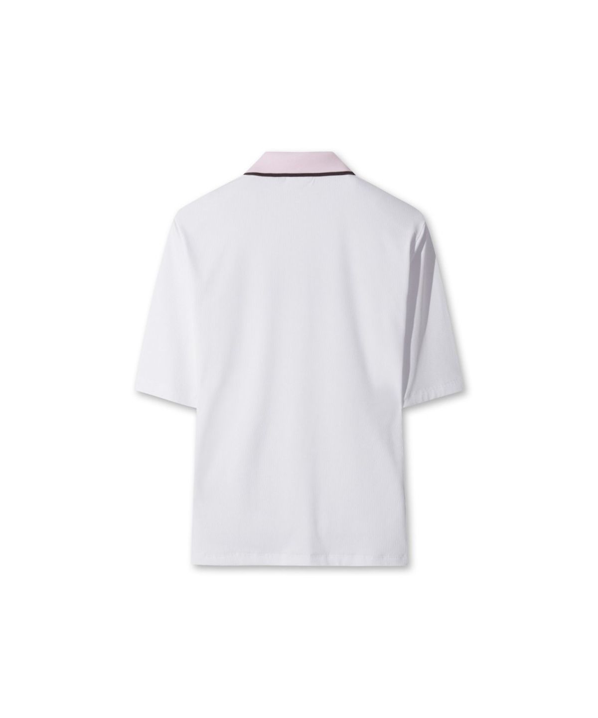 왁(WAAC) Athletic Slim Fit Rib Polo WLTCM26404WHX