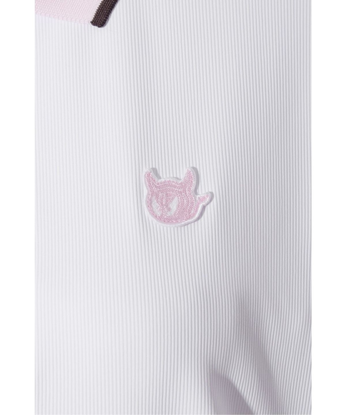 왁(WAAC) Athletic Slim Fit Rib Polo WLTCM26404WHX