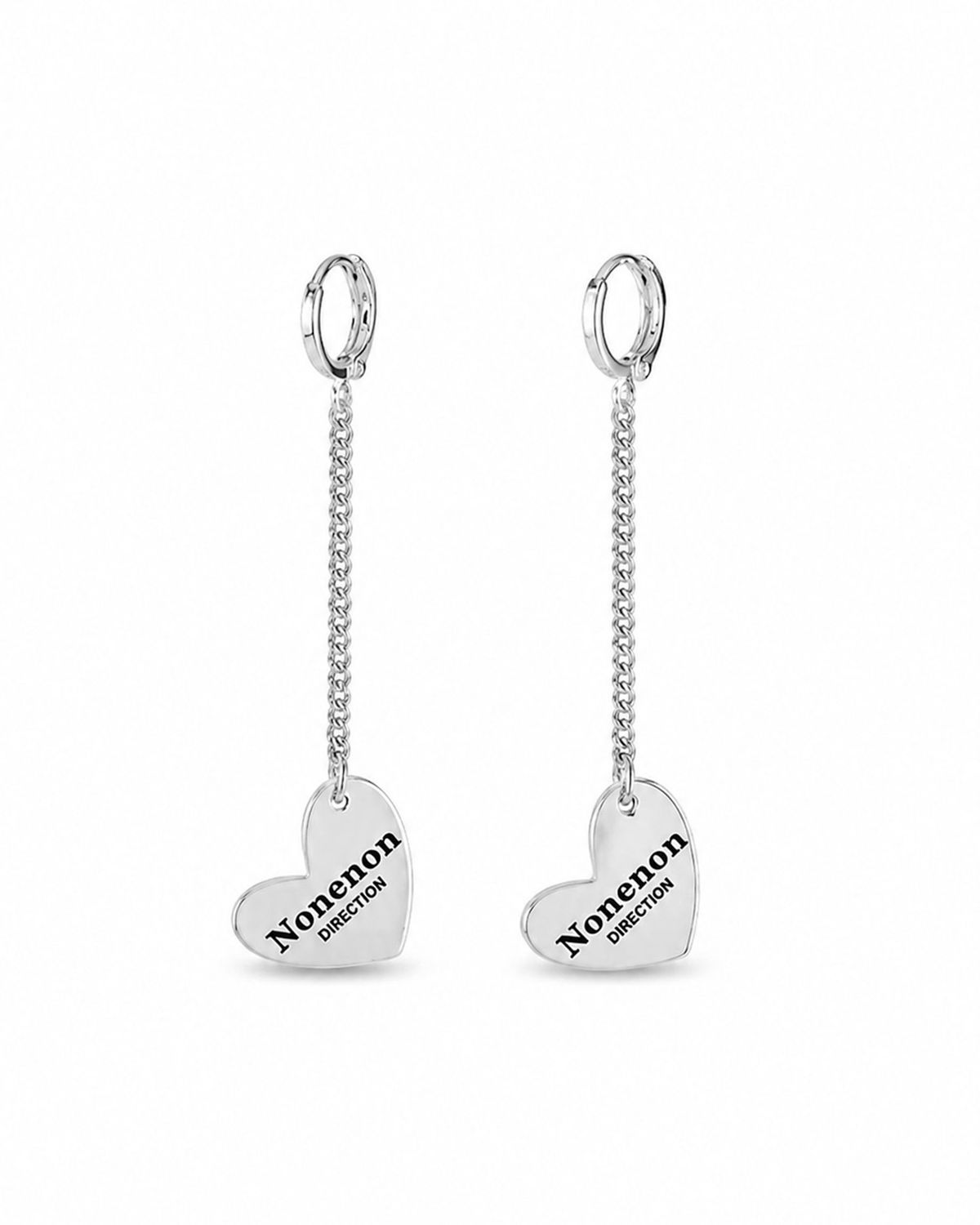 논논(NONENON) CROOKED LOVE CHAIN EAR