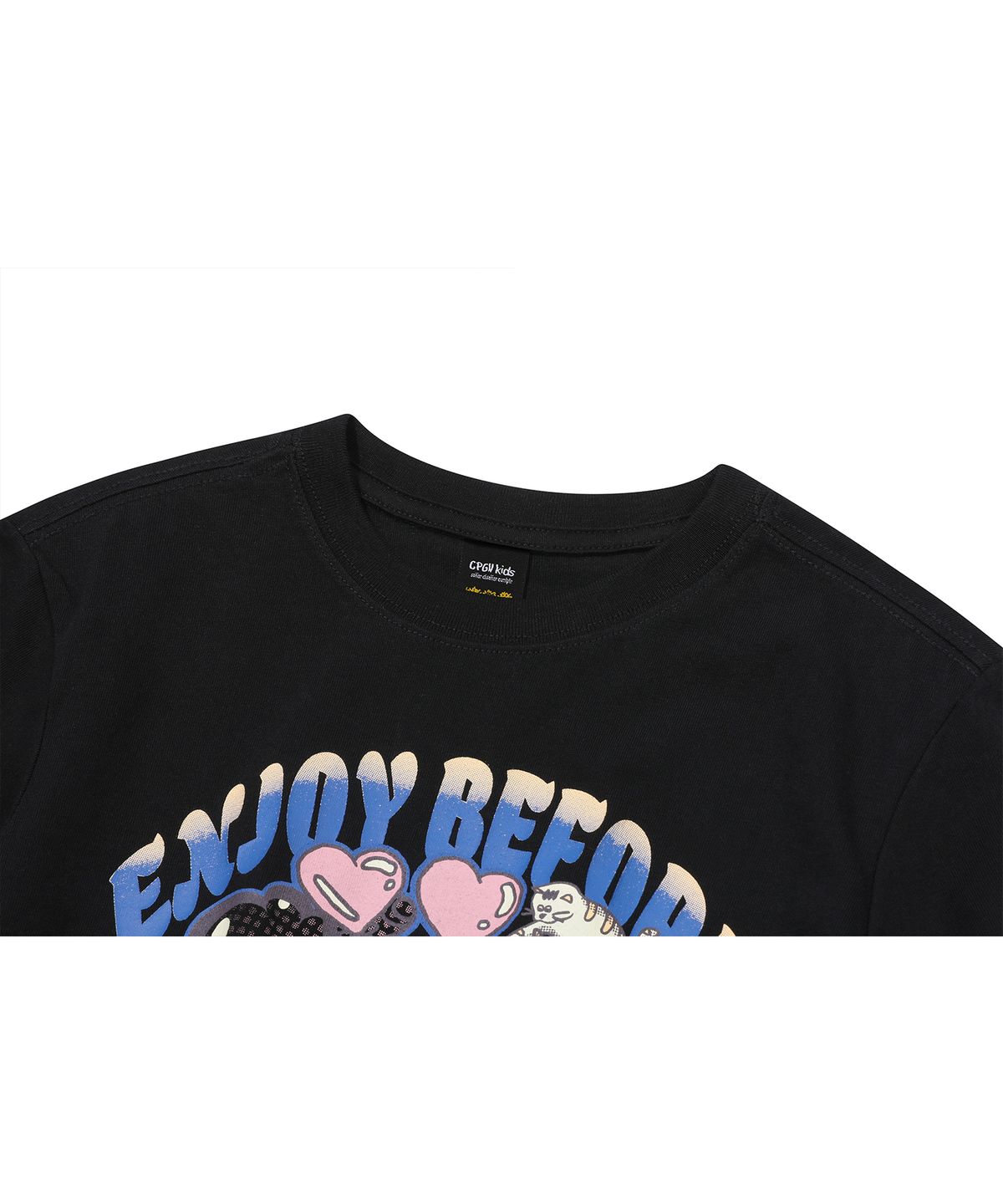 꼼파뇨 키즈(CPGN KIDS) KIDS 익스플로 버니 반팔티 블랙