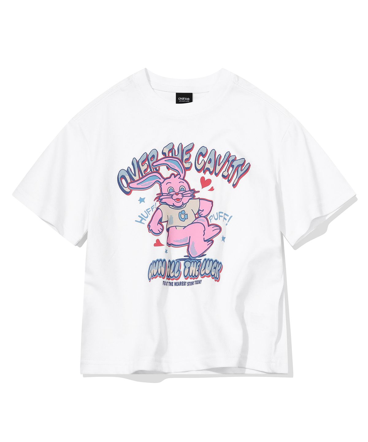 꼼파뇨 키즈(CPGN KIDS) KIDS 허프 홉피 반팔티 화이트