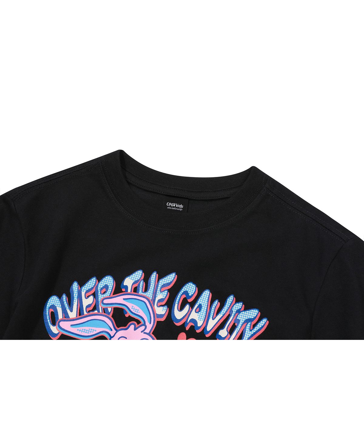 꼼파뇨 키즈(CPGN KIDS) KIDS 허프 홉피 반팔티 블랙