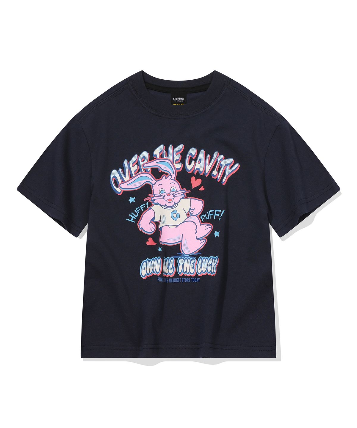 꼼파뇨 키즈(CPGN KIDS) KIDS 허프 홉피 반팔티 네이비