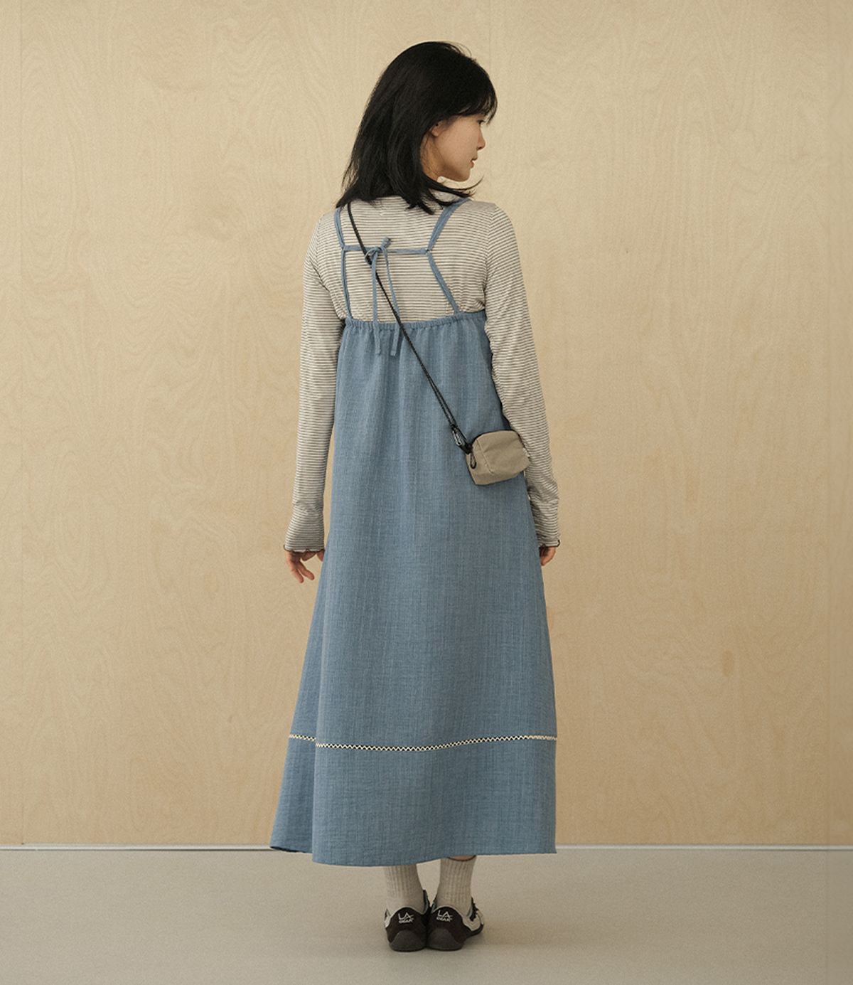 에메모가든(MMOGARDEN) (w) sleeveless long ops (2colors)