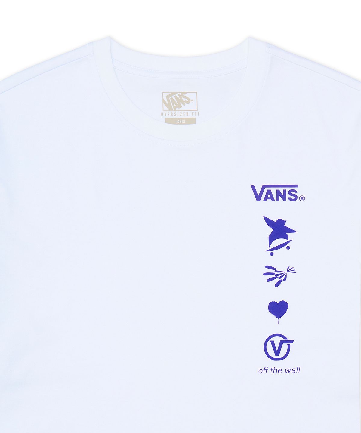 반스(VANS) 버드 반소매 티셔츠 - 블랑데블랑 / VN000TKYJVY1