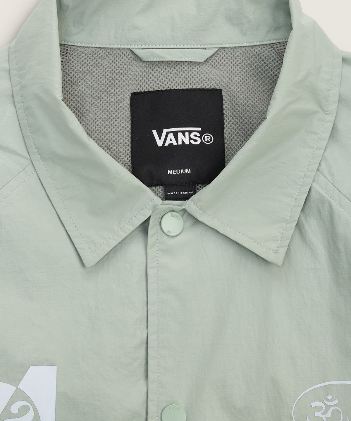반스(VANS) ED DAVIS 코치 자켓 - 그레이 올리브 / VN000VSZEMW1