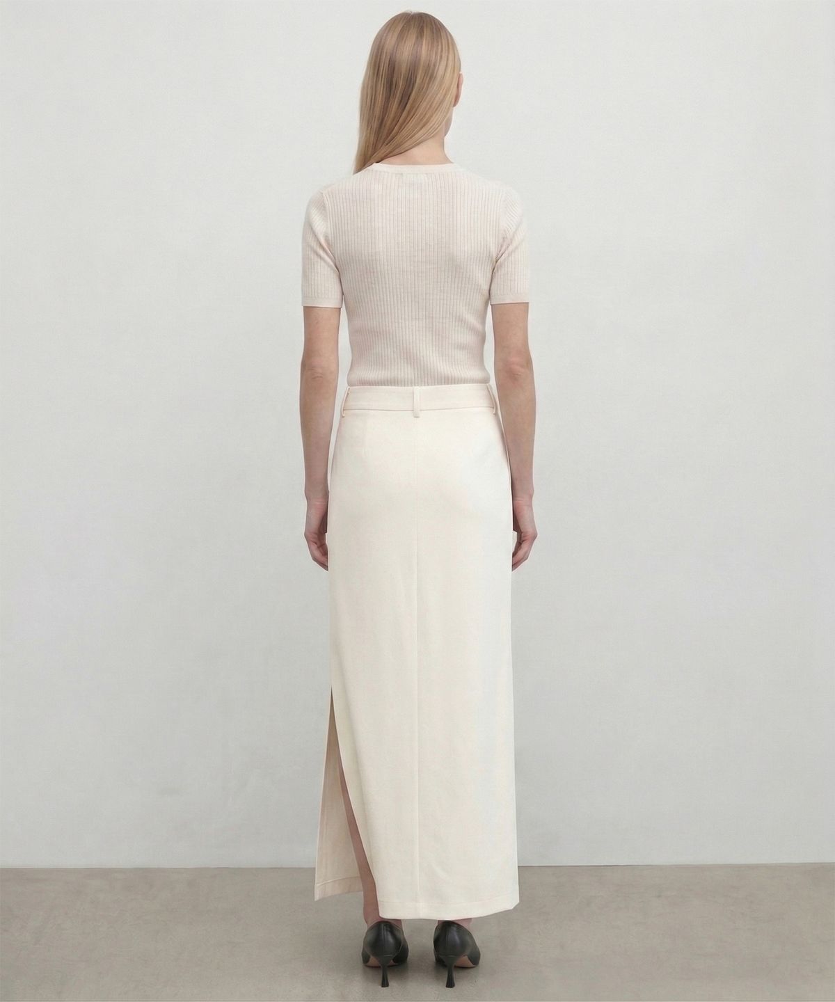 킴도(KIMDOH) Arden Long Skirt / Ivory