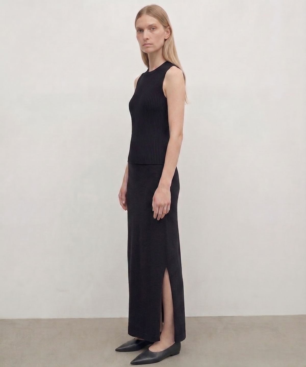킴도(KIMDOH) Arden Long Skirt / Black