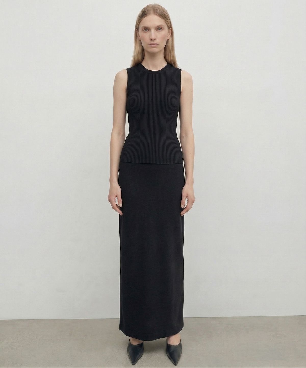 킴도(KIMDOH) Arden Long Skirt / Black
