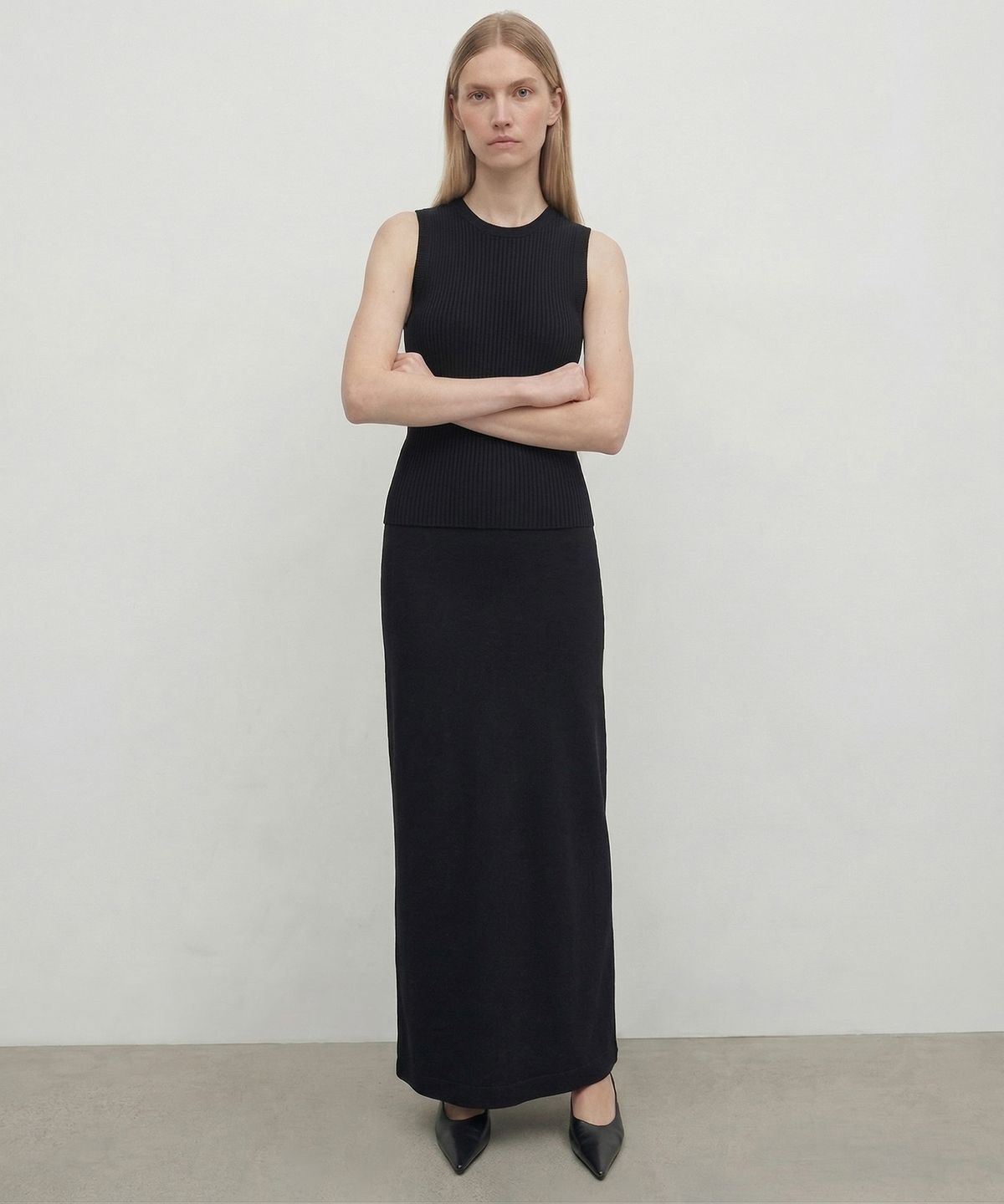 킴도(KIMDOH) Arden Long Skirt / Black