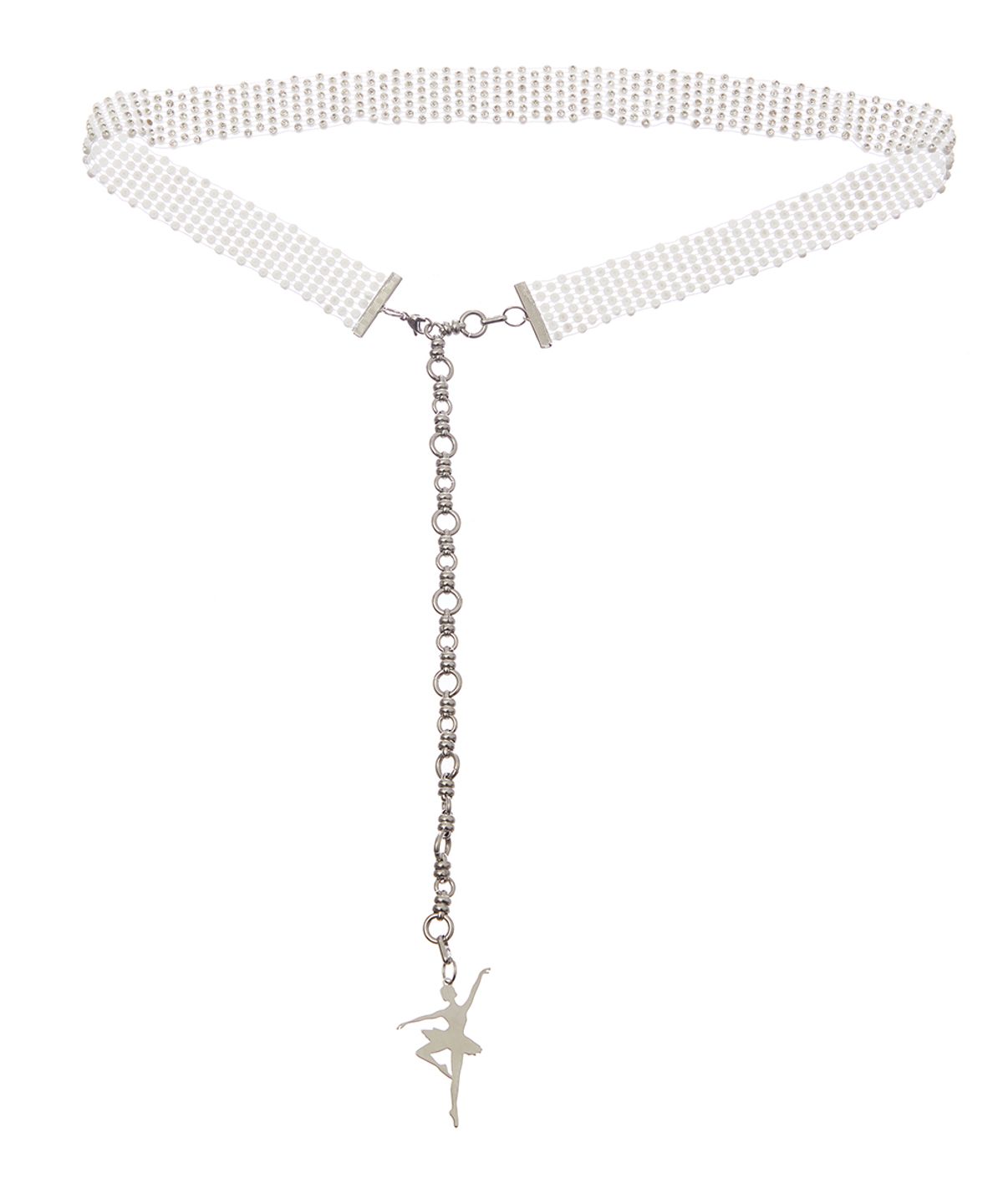 러브이즈트루(LUVISTRUE) SY SHINING CHAIN BELT(WHITE)