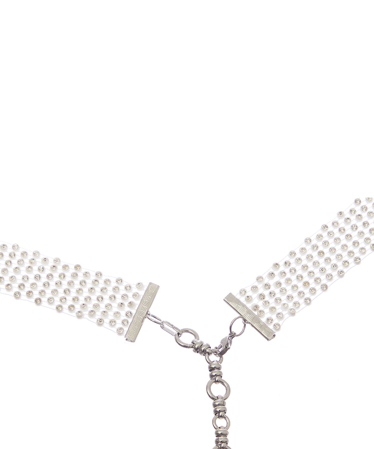 러브이즈트루(LUVISTRUE) SY SHINING CHAIN BELT(WHITE)